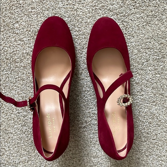 Mara Seude Mary Jane Pumps in Red Wine - Picture 7 of 15